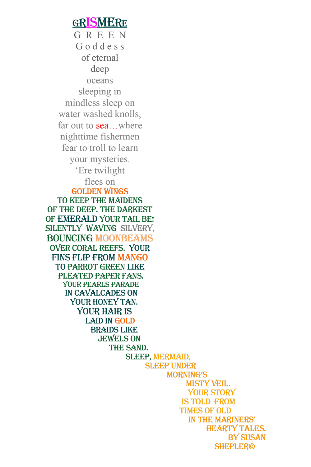 Grismere — a glimpse of the concrete-poetry form behind the figure